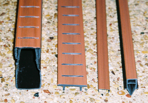 Signature Series Redwood Deck Drain Components