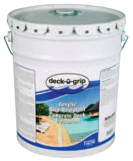 DECK-O-GRIP Acrylic, Slip-Resistant Concrete Deck Treatment