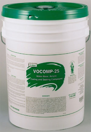 Cure and Seal Concrete Pool Decks with VOCOMP-25
